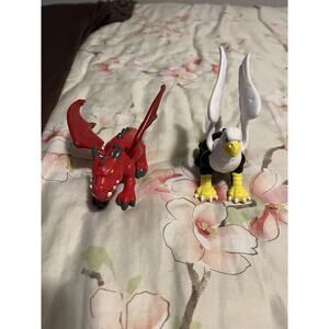 Fisher Price Imaginext Red Dragon And Griffon Action Figure Fantasy
